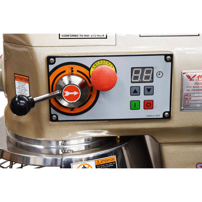 AMERICAN EAGLE  AEG-30A - 30 Qt. Gold Series Mixer W/ Guard, 115v/1ph/60hz, 3 Speeds