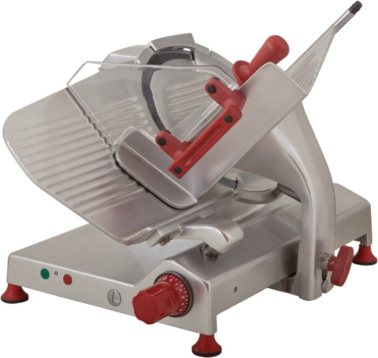 Ampto C33FS/N 13" Heady Duty Meat Slicer, Gear Driven, 13" carbon steel blade - Top Restaurant Supplies