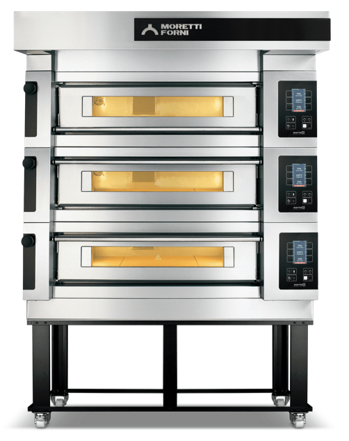 AMPTO S105E - serie S modular Electric Pizza oven 37-1/2"x49-3/4"x6-1/4" (Chamber) - Top Restaurant Supplies