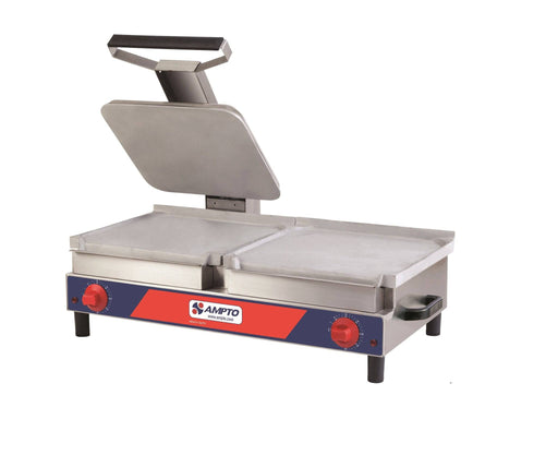 Ampto SACL 27.5" Sandwich Grill & Griddle Combination, Flat, Electric - Top Restaurant Supplies