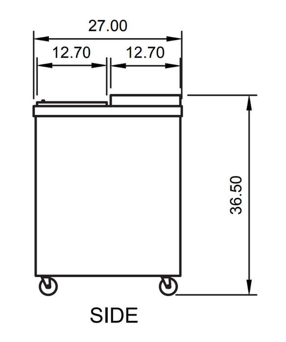 Arctic Air AGF36 36" Black Glass Foster with Stainless Steel Interior - Top Restaurant Supplies