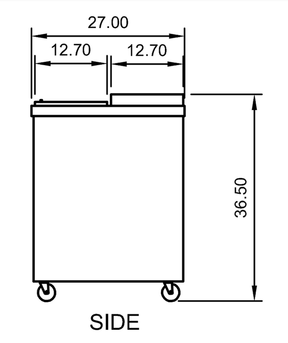 Arctic Air AUB65R 64.5" Two Lid Horizontal Bottle Cooler, 19 Cu. Ft. - Top Restaurant Supplies