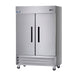 Arctic Air AF49 54" Two Door Reach-In Freezer, 49 Cu. Ft. - Top Restaurant Supplies