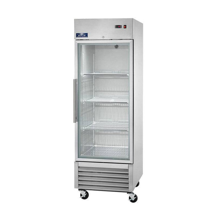 Arctic Air AGR23 27" One Door Glass Reach-In Refrigerator, 23 Cu. Ft. - Top Restaurant Supplies