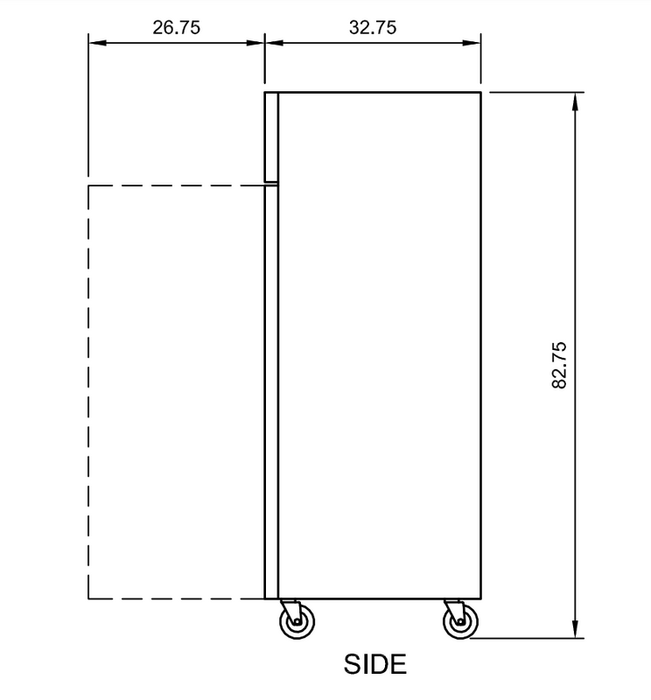 Arctic Air AR23 26.75" Single Door Reach-In Refrigerator, 23 Cu. Ft., 23 Cu. Ft. - Top Restaurant Supplies