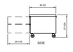 Arctic Air ARCB60 62"Two Drawer Refrigerated Chef Base - Top Restaurant Supplies