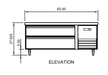 Arctic Air ARCB60 62"Two Drawer Refrigerated Chef Base - Top Restaurant Supplies