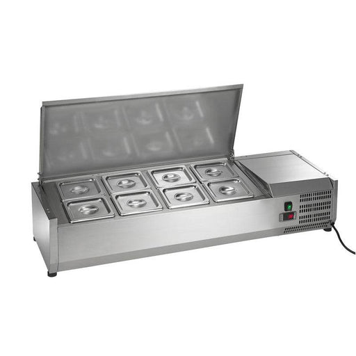 Arctic Air ACP48 48" Eight Pan Counter-Top Prep Unit - Top Restaurant Supplies