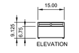 Arctic Air ACP4SQ 15" Four Pan Compact Counter-Top Prep Unit - Top Restaurant Supplies