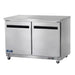 Arctic Air AUC48F Double Door Under-Counter Freezer, 10.1 Cu. Ft. - Top Restaurant Supplies