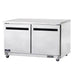 Arctic Air AUC60F Double Door Under-Counter Freezer, 15.5 Cu. Ft. - Top Restaurant Supplies