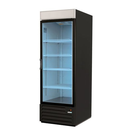 Asber ARMD-23 A 27" Swing Door Refrigerated Merchandiser - 23 Cu. Ft. - Top Restaurant Supplies