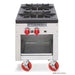 American Range ARSP-J-2-NG 18" 2 Burner Natural Gas Stock Pot Range - 25,000 BTU-Top Restaurant Supplies