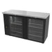 Asber ABBC-24-60G 62" Slim Line Glass Door Back Bar Cooler - Top Restaurant Supplies