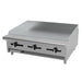 Asber AEMG-36 H 36" Countertop Gas Manual Griddle with Cold-Rolled Steel Plate -72,000 BTU - Top Restaurant Supplies