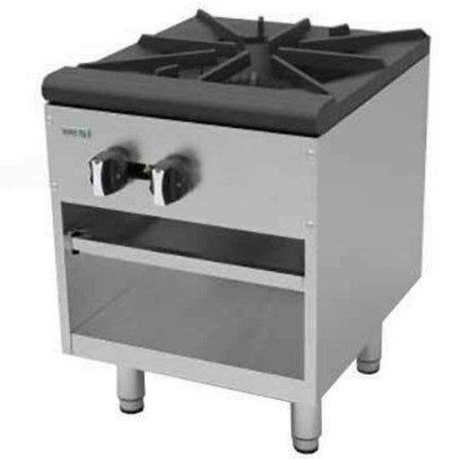 Asber AESP-18-2 18" 2 Burner Gas Stock Pot Range with 2 Burners - 90,000 BTU - Top Restaurant Supplies