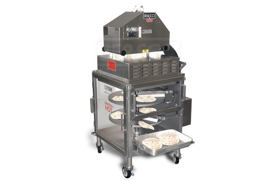 BE&SCO Beta 450 Electric Tortilla Press & Oven Combo - Top Restaurant Supplies