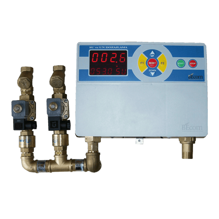 BEcom BE-WM-HC Water Meter, Hot and Cold Water - Top Restaurant Supplies