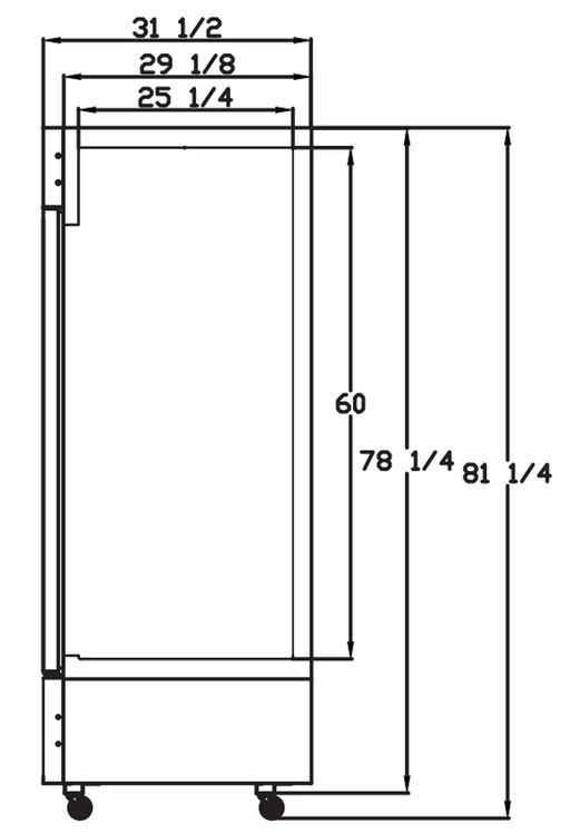 Blue Air BKGF49-HC 2 Glass Door Merchandiser Freezer, Swing Door, 49 Cu. Ft. - Top Restaurant Supplies