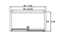 Blue Air BKGM48SL-HC 2 Glass Door Merchandiser Refrigerator, Sliding Door, 44.85 Cu. Ft. - Top Restaurant Supplies