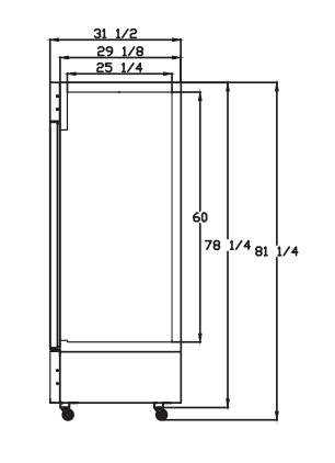 Blue Air BKGM49-HC 2 Glass Door Merchandiser Refrigerator, Swing Door, 49 Cu. Ft. - Top Restaurant Supplies