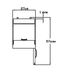 Blue Air BLMT28-HC 1 Door Mega Top Sandwich Prep Table with Nine 1/6" & Three 1/9" Pans, 28" wide, 7 Cu. Ft., R-290 Refrigerant - Top Restaurant Supplies