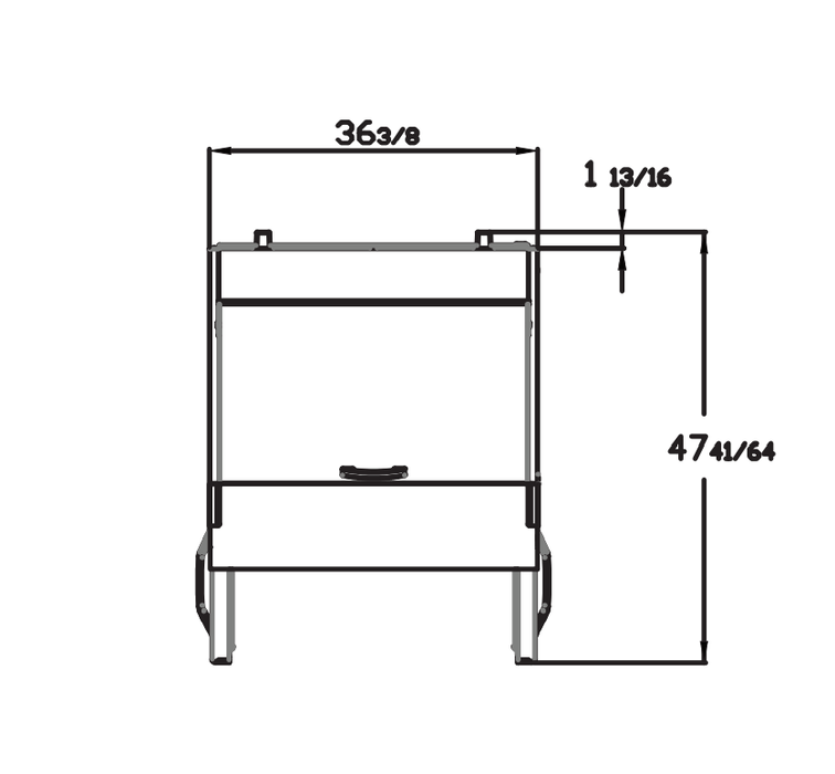 Blue Air BLMT36-HC 2 Doors Mega Top Sandwich Prep Table with Fiveteen 1/6" Pans, 36" wide, 9.2 Cu. Ft., R-290 Refrigerant - Top Restaurant Supplies