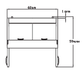 Blue Air BLMT60-HC 2 Doors 60" Mega Top Sandwich Prep Table with Twenty Four 1/6" Pans, 60" wide, 16.5 Cu. Ft., R-290 Refrigerant - Top Restaurant Supplies