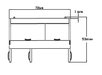 Blue Air BLMT72-HC 3 Doors Mega Top Sandwich Prep Table with Thirty 1/6" Pans, 72" wide, 20 Cu. Ft., R-290 Refrigerant - Top Restaurant Supplies