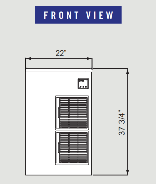 Blue Air BLMI-650A 625 lbs. Production, Modular Ice Machine, 208-230v/60/1 - Top Restaurant Supplies