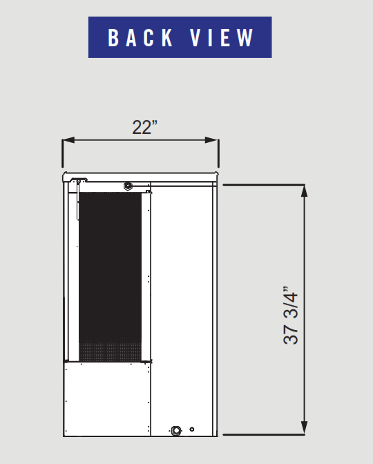 Blue Air BLMI-650A 625 lbs. Production, Modular Ice Machine, 208-230v/60/1 - Top Restaurant Supplies