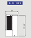 Blue Air BLMI-650A 625 lbs. Production, Modular Ice Machine, 208-230v/60/1 - Top Restaurant Supplies