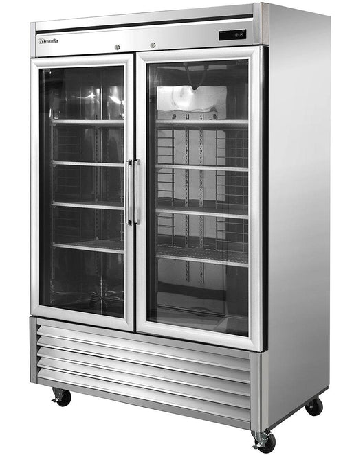 Blue Air BSR49GP-HC 54" Wide 2 Glass Door Proofer, Stainless Steel, Bottom Mount, 49 Cu. Ft. - Top Restaurant Supplies