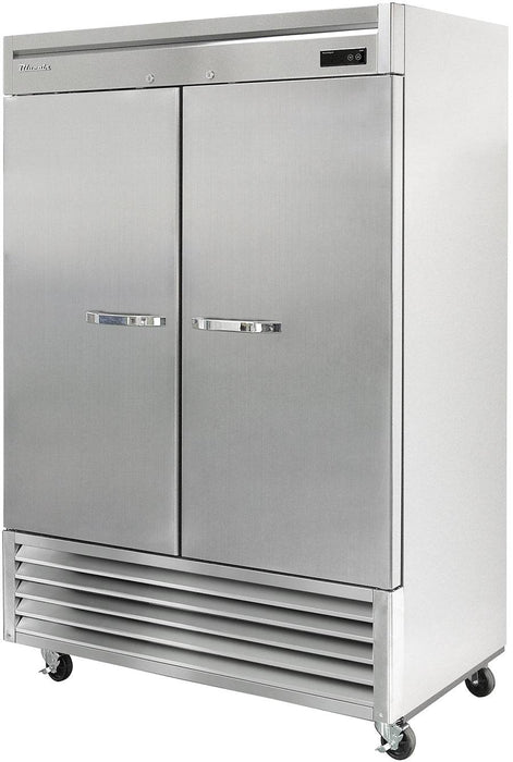 Blue Air BSF49-HC 2 Door 54" Reach-In Freezer, Bottom Mount, Stainless Steel, 49 Cu. Ft. - Top Restaurant Supplies