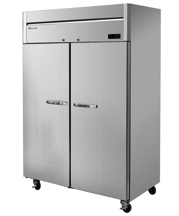 Blue Air BSF49T-HC 2 Door 54" Reach-In Freezer, Top Mount, Stainless Steel, 49 Cu. Ft. - Top Restaurant Supplies