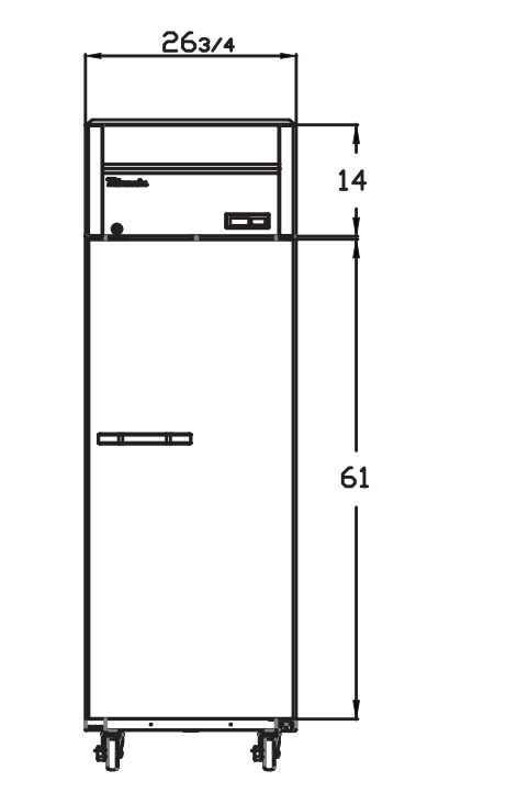 Blue Air BSF49T-HC 2 Door 54" Reach-In Freezer, Top Mount, Stainless Steel, 49 Cu. Ft. - Top Restaurant Supplies