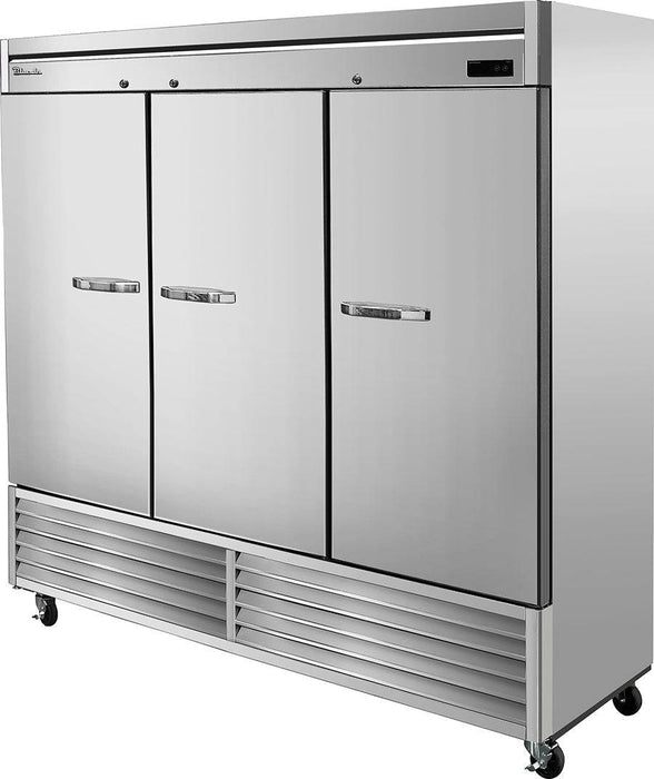 Blue Air BSF72-HC 3 Door 81" Reach-In Freezer, Bottom Mount, Stainless Steel, 72 Cu. Ft. - Top Restaurant Supplies