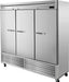 Blue Air BSF72-HC 3 Door 81" Reach-In Freezer, Bottom Mount, Stainless Steel, 72 Cu. Ft. - Top Restaurant Supplies