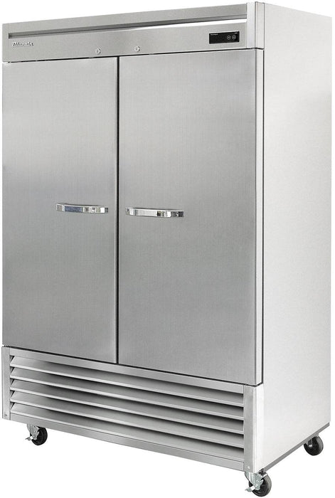 Blue Air BSR49-HC 2 Door 54" Reach-In Refrigerator, Bottom Mount, Stainless Steel, 49 Cu. Ft. - Top Restaurant Supplies