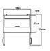 Blue Air BLPT48-HC 2 Doors Sandwich Prep Table with Twelve 1/6" Pans, 48" wide, 13 Cu. Ft., R-290 Refrigerant - Top Restaurant Supplies