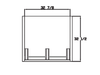 Blue Air BOD-36S 36" Wide, Vertical Open Display Case, Solid Side Panel, 19.6 Cu. Ft. - Top Restaurant Supplies