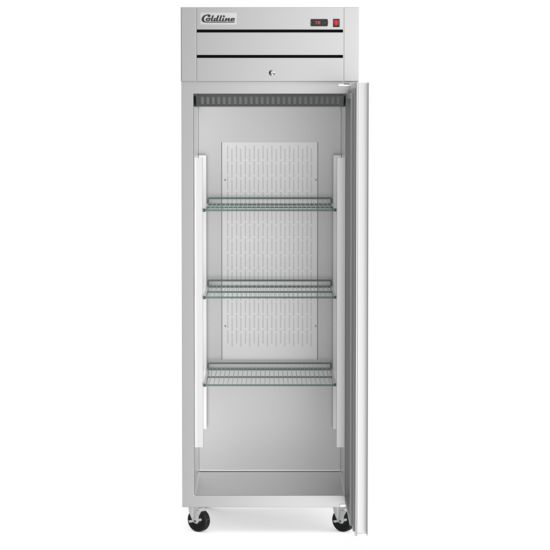 Coldline C-1FF-TM 29" Solid Door Commercial Top Mount Reach-In Freezer - Top Restaurant Supplies