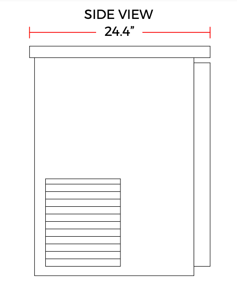 Coldline CBB-48G-SL 48" Refrigerated Narrow Black Sliding Glass Door Back Bar Cooler - Top Restaurant Supplies