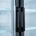 Coldline G53-B 53" Double Glass Swing Door Merchandising Refrigerator, Black - Top Restaurant Supplies