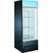 Coldline D10-B 27" Single Glass Swing Door Merchandiser Freezer, Black - Top Restaurant Supplies