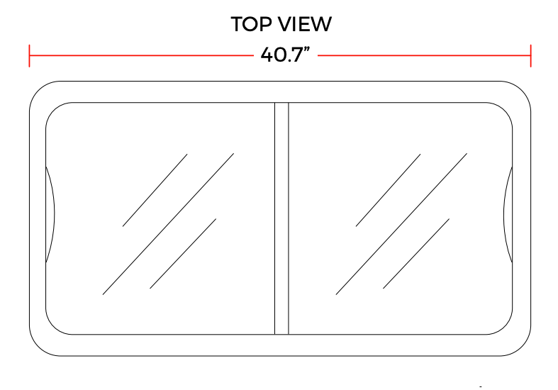 Coldline CA265 41" Curved Sliding Glass Top Lid Display Freezer, 7 Cu. Ft - AVAILABLE FOR NY CUSTOMERS ONLY - Top Restaurant Supplies