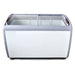 Coldline XS360 50" Curved Glass Top Display Ice Cream Freezer, 13 Cu. Ft. - Top Restaurant Supplies