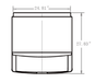 Coldline ICE180 26" 160 lb. Air Cooled Half Cube Ice Machine with Bin - Top Restaurant Supplies