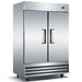 Coldline C-2FE 54" Double Solid Door Reach-In Freezer - Top Restaurant Supplies