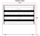 Coldline CD48 48" Refrigerated Bakery Display Case - Top Restaurant Supplies